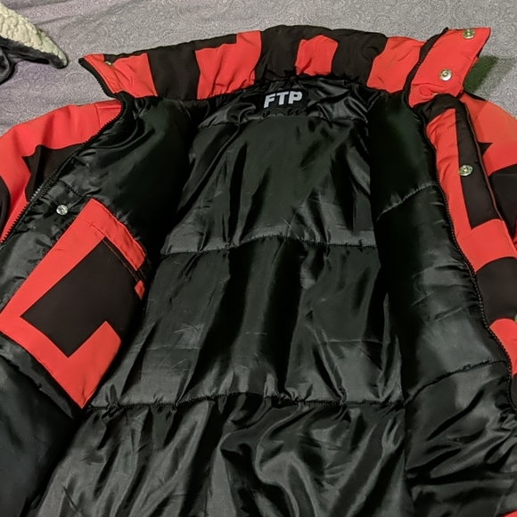 Coats | Ftp Orange Puffer Jacket | Poshmark